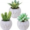 Amazon: $8.49 ($16.99)  Set of 3 Artificial Succulents Plants