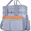 Amazon : $12.49 ($24.99)  TOURIT Insulated Lunch Box Bag, Double Deck Leakproof Cooler Tote for Work Office Picnic, Expandable Lunch Container, Grey