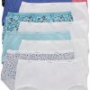 Amazon : $11.25 ($16.99) Hanes Women's Cotton Brief Value Pack, 10-Pack, Assorted Brief Underwear (Colors May Vary)