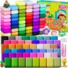 Amazon: $12.50 ($24.99) Air Dry Clay, 100 Colors Modelling Clay for Kids