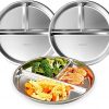 Amazon:  $9.99 ($11.99) Stainless Steel Kids Plates, 9″ Portion Control Divided Metal Plate