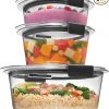Amazon : $19.99 ($29.99)   Rubbermaid Brilliance® Round Leak Proof Food Storage Containers, 6 Piece Set