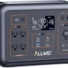 Amazon : $379.00 ($599.00) ALLWEI LiFePO4 Portable Power Station 1200W, 1008Wh Solar Generator with UPS Mode, 1.5Hrs Fast Charge, 4 AC Outlet(Surge 2400W), Power Battery Generator for CPAP Camping Outdoor Emergency