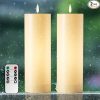 Amazon:  $14.99 ($29.99) 2Pk 12″ x 4″ Large Flameless Candles with Remote & Timer
