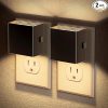 Amazon : $9.99 ($15.99)  JandCase Night Light, Automatic Night Lights Plug into Wall, 2 Pack Modern Night Lights with Auto Light Sensor, 3000K Brightness Adjustable Nightlight for Kids Bathroom Hallway Kitchen Bedroom Decor