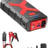 Amazon : $22.07 ($69.99) BOOKOO Jump Starter 2000A for Car/Boat/Lawnmower(8.0L Gas/6.5L Diesel Engine) Portable 12V Car Battery Jump Starter with Cables,Wall Charger,USB 3.0 Fast Charging,16V DC Output,3 LED Modes