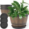 Amazon: $10.49 ($29.99) 10-inch-Plant-Pots-Indoor-Outdoor, 4 Pack