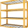 Amazon: $59.98 ($99.98)  40″ W Garage Shelving 2240 LBS Storage Shelves