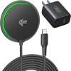 Amazon : $10.28 ($21.99) INIU Magnetic Wireless Charger, Qi2 Certified 15W Fast Wireless Charging Pad with Cooling Fan, for iPhone 16 15 14 13 12 Series, AirPods, and More (Adapter Included)