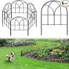 Amazon : $18.99 ($19.99) Small Garden Fence Animal Barrier, 12.55''*16.53'' Decorative Fence Panel, No Dig Fences Barrier, Arch 6 Pcs Black Metal Fencing, Garden Border Edging Fences, Dog Fencing Blocker for Yard, Flower Bed