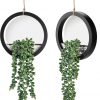 Amazon: $13.39 ($27.99) 2 Pack Plants Hanging Artificial Succulents Plants in Black Pots