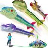Amazon: $14.24 ($18.99) Dinosaur Toy Rocket Launcher for Kids – Launch Up to 100 Ft