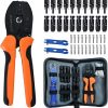 Amazon : $23.20 ($32.99)  ECO-WORTHY Solar Crimper Tool Kit 13 PCS Solar Tools - a Crimper, 10 Pairs of Solar Connectors, 2 Pairs of Solar Connector Spanner Wrench for Solar Panel Cable Assembly and Installation