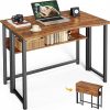 Amazon: $59.99 ($99.99) Folding Desk with Storage Shelf, 31.5 Inch Foldable Computer Table