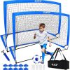 Amazon:  $22.04 ($49.69) Kids Soccer Goals for Backyard Set of 2, 6X4 /4×3 ft