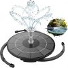 Amazon: $9.99 ($32.99) 3.5W Solar Fountain Pump for Water Feature Outdoor DIY