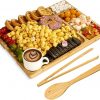 Amazon: $11.99 ($23.98) Charcuterie Boards Gift Set:15.7″L x 11.8″W Large Bamboo Cheese Board