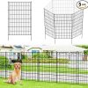Amazon : $37.99 ($69.99) Garden Fence 40 inch H x 28 inch W (5 Panels, Total Length 11.6 ft) Metal Decorative Fence Rustproof Animal Barrier Fencing for Dog, Rabbits, and Patio,Yard