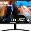 Amazon : $199.99 ($339.99) SAMSUNG 32'' UJ59 Series 4K UHD (3840x2160) Computer Monitor,VA Panel, HDMI, Display Port, Eye Saver/Flicker Free Mode, FreeSync, LU32J590UQNXZA, Black