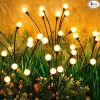 Amazon : $23.73 ($39.98)  Solar Lights Outdoor(4-Pack, 32 LEDs), ASMAD Solar Garden Lights, Outdoor Decorations, Firefly Light for Patio Decor, Big Bulb, Unique Gifts for Women, Gifts for Grandma