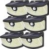 Amazon :$19.99 ($23.59)Aootek New Solar Motion Sensor Lights 120 LEDs with Lights Reflector,270° Wide Angle, IP65 Waterproof, Step Lights for Front Door, Yard, Garage, Deck (Front Button 6-Pack)