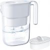 Amazon:$16.99 ($18.97)Waterdrop Water Filter Pitcher with 1 Filter, 5X Times Lifetime, Lasts 200 Gallons, for Fridge, Countertop and Gift, Reduces PFOA/PFOS, Chlorine, 7-Cup Capacity, Elfin, White