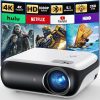 Amazon:$79.99 ($109.99)HAPPRUN Native 1080P Bluetooth Projector, Full HD Portable Outdoor Movie Projector with Built-in Speaker, Compatible with Smartphone, HDMI, USB, AV, Fire Stick, PS5 for Home, Bedroom, Outdoor Use
