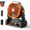 Amazon:$14.99 ($29.99)Portable Camping Fan Rechargeable with Inductive Charging Function, 20000mAh Battery Operated Fan, Outdoor Battery Powered Fan, 3 Timer for Picnic, Fishing, Travel, Home