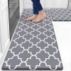 Amazon:$15.39 ($29.99)KMAT Kitchen Mat [2 PCS] Cushioned Anti-Fatigue Kitchen Rug, Waterproof Non-Slip Kitchen Mats and Rugs Heavy Duty PVC Ergonomic Comfort Foam Rug for Kitchen, Floor Home, Office, Sink, Laundry,Grey