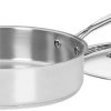Amazon : $50.74 ($69.95)   Cuisinart Stainless Steel, 5.5 Quart Sauté Pan w/ Cover, Helper Handle, Chef's Classic, 733-30H