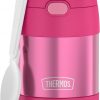 Amazon :$10.77 ($17.99)THERMOS FUNTAINER Insulated Food Jar, 10 Ounce, Kid Friendly Food Jar with Foldable Spoon, Pink