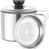 Amazon: $7.99 ($8.99) Stainless Steel Oil Filter Household Cooking Oil Storage Can w/ Mesh Lid