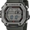 Amazon : $25.77 ($42.95) Casio LED Illuminator 10-Year Battery 1/100 Second Stop Watch | Daily Alarm Men's Watch MWD-110H-3AV