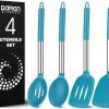 Amazon: $10.49 ($20.99) Pack of 4 Large Silicone Cooking Spatulas and Spoons