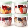 Amazon : $29.99 ($34.99) Overnight Oats Containers with Lids,14oz 400ml Set of 4 Meal Prep Container, Airtight Leakproof Reusable Food Storage Containers,Pop-Top Lids Bowl for Leftovers,Glass-like Clarity Tritan Material :$29.99 ($34.99)