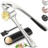 Amazon: $5.99 ($6.99) Kitchen Garlic Press Stainless Steel, Premium Rust Proof