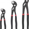 Amazon : $14.83 ($18.88)  Amazon Basics 3-Piece Quick Release Groove Joint Pliers Set, Drop Forged Chrome Vanadium Steel, Includes 7-inch,10-inch, and 12-inch, Black
