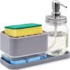 Amazon: $8.49 ($16.99) Hand and Dish Soap Dispenser Set with Sponge Holder and Mason Jar