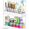 Amazon: $10.27 ($21.71) Slim Rolling Storage Cart, 3 Tier Bathroom Storage Organizer