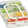 Amazon: $9.99 ($16.99) Snackle Box Container, Divided Serving Tray w/ Lid and Handle
