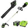 Amazon : $209.99 ($276.23) Greenworks Pro 80V Cordless Brushless String Trimmer + Leaf Blower Combo, 2Ah Battery and Charger Included STBA80L210