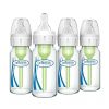Amazon : $19.56 ($39.99)   Dr. Brown's Anti-Colic Options+ Narrow Glass Baby Bottle with Level 1 Slow Flow Nipple, BPA-Free, 4 oz/120mL, 4-Pack