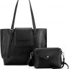 Amazon: $18.49 ($36.99) Wrangler 2Pcs Handbag Sets Purses for Women Medium Tote Bag
