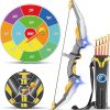 Amazon:  $10.99 ($19.99) Kids Bow and Arrow Set LED Light Up Archery Set w/ 10 Suction Cup Arrows