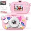 Amazon : $11.99 ($29.99) Kids Camera for Girls, 3-12 Year Old Girl Toys Christmas Birthday Gifts, 32MP HD Dual Lens Toddler Camera for Kids, 1080P Video Kids Digital Camera, Kid Camera Toys with 32GB TF Card