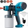 Amazon : $24.81 ($59.99)  Tilswall Paint Sprayer, Lightweight HVLP Spray Gun, High Power Electric Spray Paint Gun, 4 Nozzles & 3 Patterns, Easy to Clean Paint Sprayer for House Painting, Cabinets, Furniture, Fence, Walls, DIY