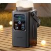 Amazon : $74.99 ($195.99)  Camping Portable Power Station 198.4Wh, [4-Port Fast Charging] LiFePO4 Battery Power Bank Small Electric Generator with Detachable Light, 100W USB-C Output for Home Backup Outdoor Emergency