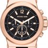 Amazon : $134.05 ($250.00) Michael Kors Dylan Men's Watch, Stainless Steel Chronograph Watch for Men with Steel or Silicone Band