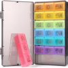 Amazon: $5.99 ($11.99) Weekly Pill Organizer 7 Day 3 Times, Portable Pill Organizer