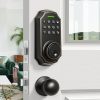 Amazon: $27.49 ($69.99) Smart Keyless Entry Door Lock w/ 2 Knobs, Front Door Lock Handle Set